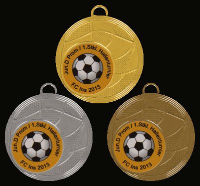 WM 9042 Gold / Silber / Bronce Ø 60mm/ Einlage 35mm